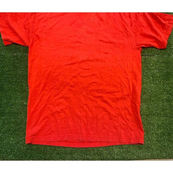 Vintage St. Louis Cardinals shirt mens large red Y2K retro script Pujols 7 - Picture 9 of 12